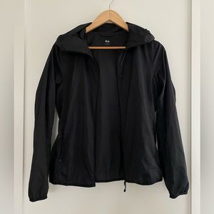 UNIQLO Black Thin Windbreaker